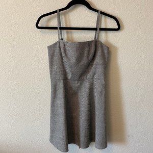 Fit and Flare Check Dress
